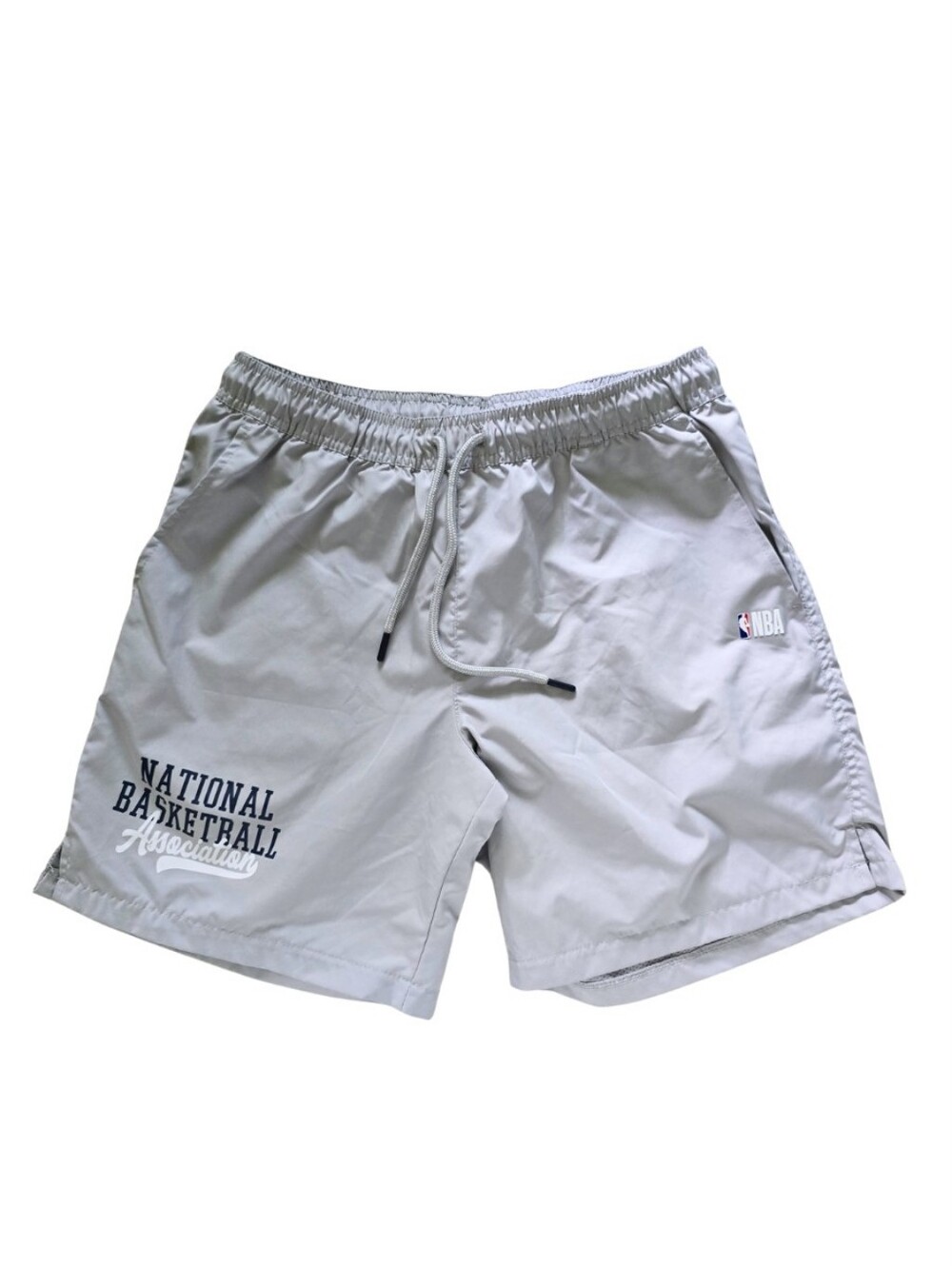 NBA National Basketball Association Swim Shorts Trunks Trainer Gray Mens Medium